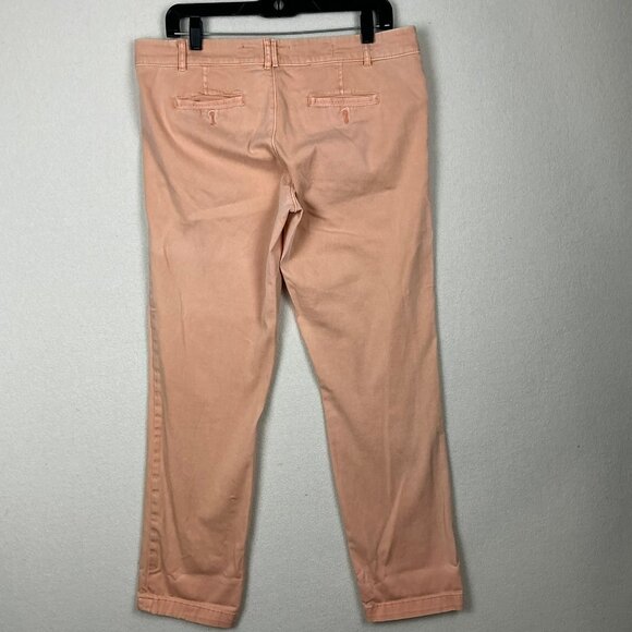 Pilcro&The Letterpress Anthropologie Hyphen Jean Pant Women 28 Peach Mauve Denim - Picture 7 of 16